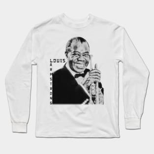 louis armstrong visual art Long Sleeve T-Shirt